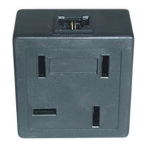 Plug Adaptador Duplo FONE/ FAX/ Modem Preto