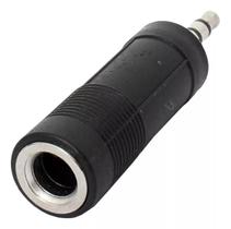 Plug Adaptador P10 Femêa Para P2 Macho Estéreo Auxiliar Som Microfone fones