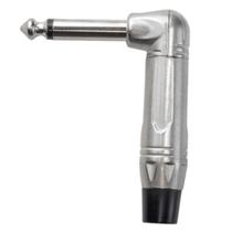 Plug Adaptador P10 Mono 90 Custom Sound Niquel Cs504 Conect Plug Adaptador P10 Mono 90 Custom Sound Niquel Cs504 Conect