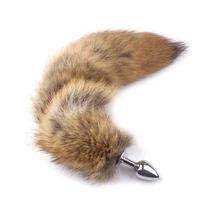 Plug Anal 3 cm Rabo Grosso de Raposa, Guaxinim e Marrom 30cm Plug Anal 3 cm Rabo Grosso de Raposa, Guaxinim e Marrom 30cm