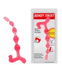 Plug Anal 5 Esferas em Jelly Macio - Sexshop