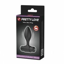 Plug anal Butt plug vibrador poderoso 10 modos de vibro - Pretty Love