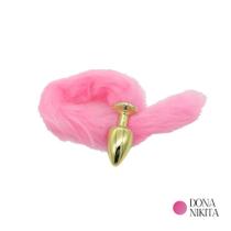 Plug Anal com Cauda Rosa Hard Less