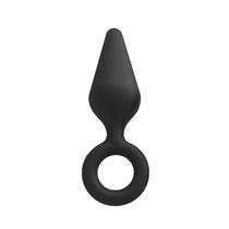 Plug Anal com Formato Cone e Escalonado em Silicone 11,6cm x 3,3cm 7,5cm Penetrável Plug Anal com Formato Cone e Escalonado em Silicone 11,6cm x 3,3cm 7,5cm Penetrável