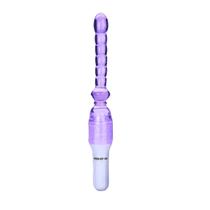 Plug Anal Com Massageador Estimulador Jelly 17cm Escalonado Sexy Import Unissex Sex Shop Produtos Adulto