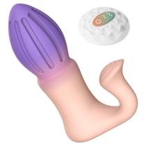 Plug Anal com Motor duplo 7 Velocidades e Controle Remoto Plug Anal com Motor duplo 7 Velocidades e Controle Remoto