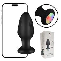 Plug Anal com Rotação, Vibração e LED controle via APP Plug Anal com Rotação, Vibração e LED controle via APP