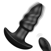 Plug anal com vibro recarregavel e controle remoto s-hande