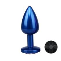 Plug Anal de Aço com Joia Sexshop Fetiche Prazer