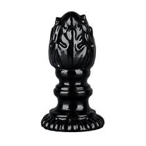 Plug Anal de Silicone com Textura - 13,0 cm x 4,5 cm Plug Anal de Silicone com Textura - 13,0 cm x 4,5 cm