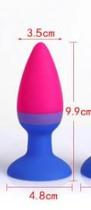 Plug anal de silicone com ventosa medio nv toys - GI