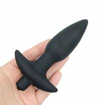 Plug Anal de Silicone Cônico com Vibro - 10 Modos de Vibração