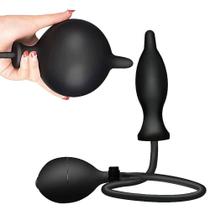 Plug Anal de Silicone Inflavél Pontinha