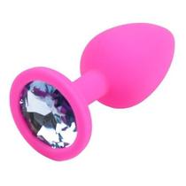 Plug Anal de Silicone Pink P M e G Macio e Confortável