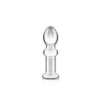 Plug Anal de Vidro 11cm Transparente - Lovetoys