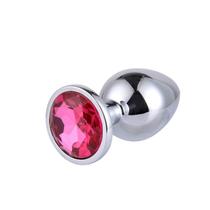Plug Anal em Aço com Joia Tamanho G