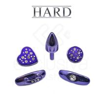 Plug Anal em Forma de Cone com 4 Alças Removíveis e Detalhes de Joias - Hard Anal Kit