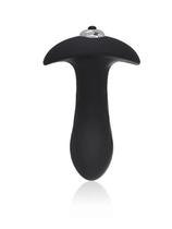 Plug anal em silicone cirurgico com vibro - diamond