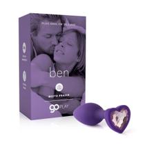 Plug Anal em Silicone Go Play Ben Lilás - A Sós