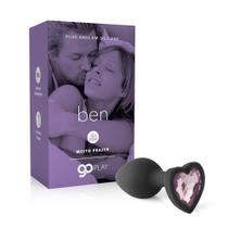 Plug Anal em Silicone Go Play Ben - Preto - A Sós