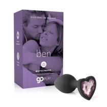Plug Anal em Silicone Go Play Ben Preto - A Sós