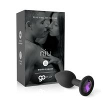 Plug Anal em Silicone Go Play Niu Preto - ASOS