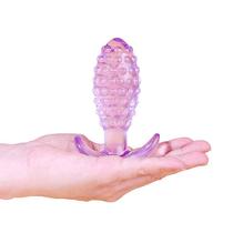 Plug Anal em Silicone Texturizado Massageador Próstata