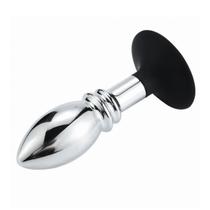 Plug Anal Escalonado com Ventosa 130x45mm Meame Mpa1387 Plug Anal Escalonado com Ventosa 130x45mm Meame Mpa1387