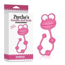 Plug Anal Esferas em Silicone Rostinho Feliz - Sex shop