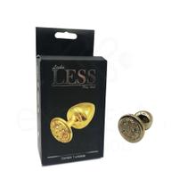 Plug Anal Hard Less - Plug Anal "M" em ABS Atóxico com Formato Cônico Jóias Cravejado - 6,7 x 3,5 cm Plug Anal Hard Less - Plug Anal "M" em ABS Atóxico com Formato Cônico Jóias Cravejado - 6,7 x 3,5 cm