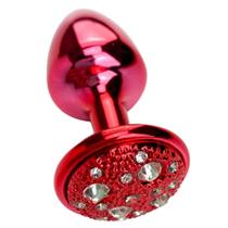 Plug Anal Hard Pequeno em Metal com Strass