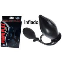 Plug Anal Inflável Pump Play - 12cm - Sexshop Plug Anal Inflável Pump Play - 12cm - Sexshop