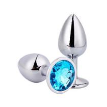 Plug Anal Iniciante P Estimulador Aço Inox Joia Brilhante