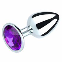 Plug Anal Iniciante P Estimulador Aço Inox Joia Brilhante