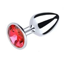 Plug Anal Iniciante P Estimulador Aço Inox Joia Brilhante