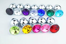 Plug Anal Joia M com Cristal Transparente
