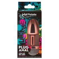 Plug Anal Lume com LED