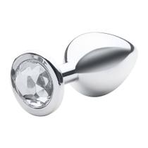 Plug Anal Médio Lite Plug com Joia - Transparente