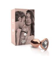 Plug Anal Metal Go Play Teo Rose Gold - A SÓS
