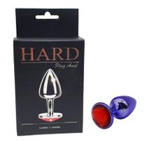 Plug Anal "P" em Formato Cônico com Joia na Base - Hard