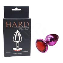 Plug Anal "P" em Formato Cônico com Joia na Base - Hard