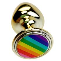 Plug Anal P Pride Arco Íris Lgbtqiap+