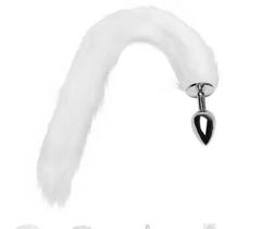 Plug Anal P Rabo De Raposa Branco Sexy Import