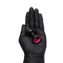 Plug Anal Plástico Abs Preto 7 X 2,5Cm tamanho p