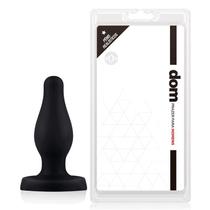 Plug Anal Preto com Ventosa - 11 x 4 cm