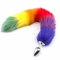 Plug Anal Rabo de Raposa Cauda Colorido Sexy Shop