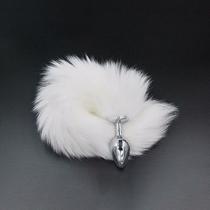 Plug Anal Rabo de Raposa - Plug Tamanho P com Rabo 44 cm