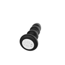 Plug Anal Recarregável com LED 9 Modos de Vibração e Impulso, Controle Remoto sem Fio, Estimulador Anatomico