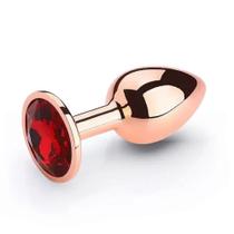Plug Anal Rose Gold Diamond - Tamanhos P, M e G Plug Anal Rose Gold Diamond - Tamanhos P, M e G