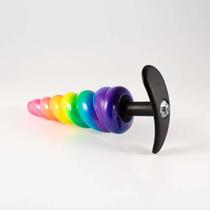Plug anal secret bag pride com compartimento interno Plug anal secret bag pride com compartimento interno